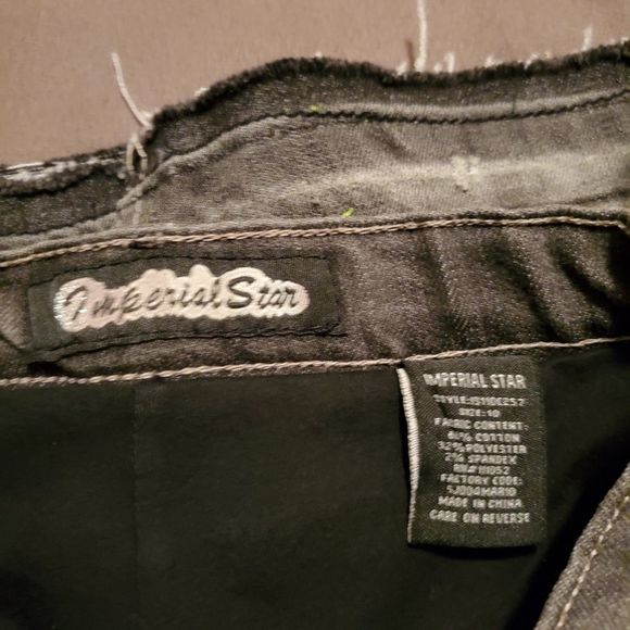 Gray Splattered Denim mini skirt🖤✨ - Picture 4 of 4